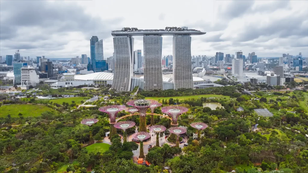 Rascacielos en Singapur